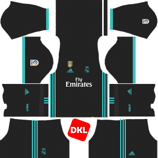 Real Madrid Dls/Fts Kits and Logo 2017-2018