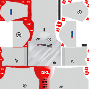 Chelsea-Dream League Soccer-dls-kits-2019-2020-gk-home2