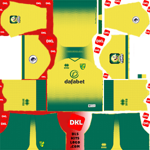 Norwich City 2019-2020 DLS/FTS Kits and Logo