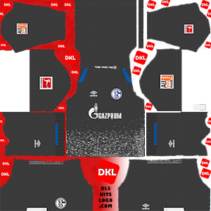 Schalke 04 2018-19 Dls/Fts Kits and Logo GK Home - Dream League Soccer  