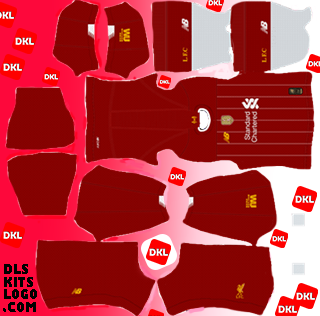Liverpool 2020-2021 DLS Kits Forma Home - Dream League Soccer