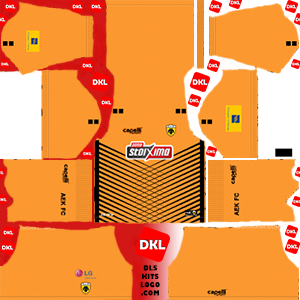 AEK FC 2020-2021 DLS Kits Form gk-home-Dream League Soccer