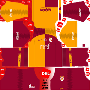 Galatasaray 2018-2019 DLS Forma Kits Logo -evsahibi-dream-league-soccer